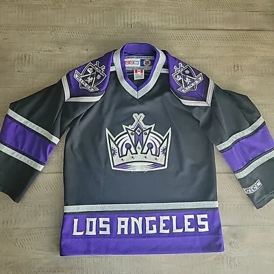 Vintage CCM Los Angeles Kings NHL Youth Hockey Jersey Size L/XL • $59.99