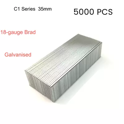 C1 Series Galv Wire Brads 35mm 5000 Pack 18ga Brad • $15.90