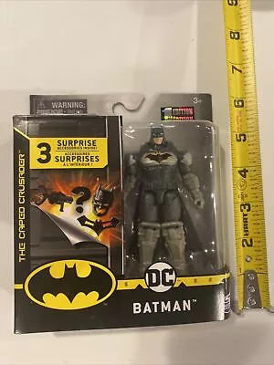 Spin Master Caped Crusader BATMAN GRAY Armored Suit 1st Edition UPC 3152 Weapon • $12.28