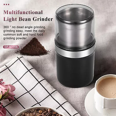 Coffee Grinder Stainless Steel Blades Pure Motor Electric With Bowl • £47.60