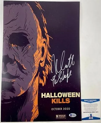 Nick Castle Signed Halloween Kills 11x17 Poster Autograph Michael Myers BAS COA • $74.95