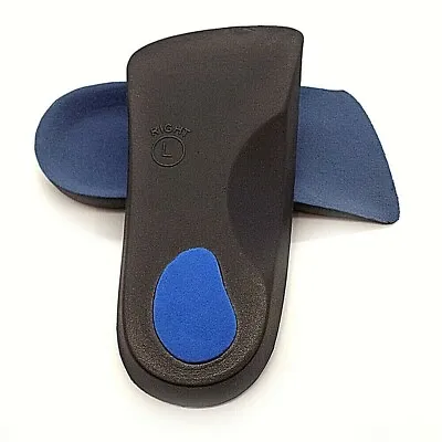 £4.75 • Buy Orthotic Arch Support Insoles 3/4 For Flat Feet Plantar Fasciitis Fallen Arches