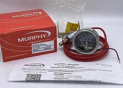 6ft Murphy 20t-250-6-1/2 250 Degree Temperature Gauge For Equipment & Chippers • $72.99
