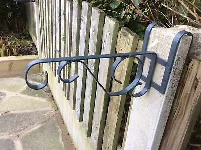 £9.99 • Buy Concrete Fence Post Bracket Anthracite Grey