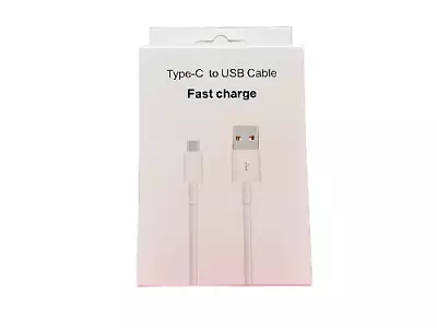 USB-C To USB-A White Charging & Data Cable (3FT 1M) FREE SHIPPING • $0.99