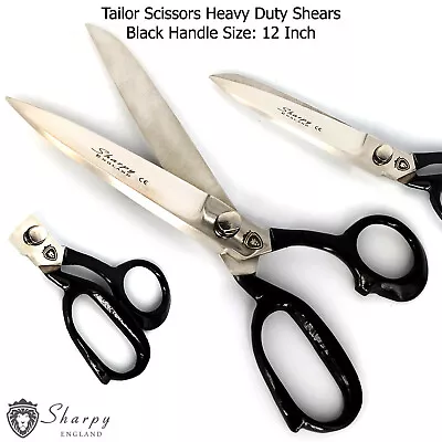 Heavy Duty Textile Tailoring Scissors Dressmaking Thick Leather Fabric Shear 12  • £15.99