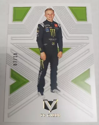 2023 Panini Chronicles Racing Vertex Ty Gibbs Gold Base 07/10 • $9.99