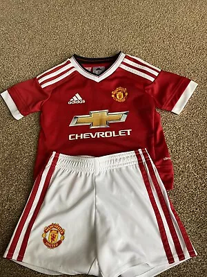 Official Adidas Manchester United Home Baby Kit 2020/21 (Shirt & Shorts ) • £20