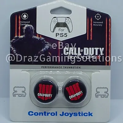 Call Of Duty Black Ops 4 Thumb Grips Controller For PS5/PS4 Gaming High Rise • £6.05