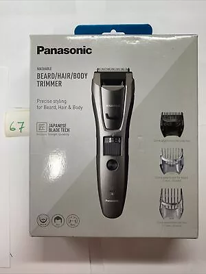 Panasonic ER-GB80 Wet Dry Beard Hair Body Trimmer Shaver For Men - Grey • £35.61