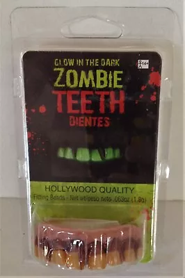 Billy Bob Glow In Dark Costume ZOMBIE TEETH Bloody NEW Monster Scary HALLOWEEN • $13.98