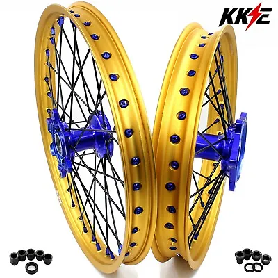 $493.05 • Buy KKE 21/19 Mx Cast Wheels Rim For Yamaha YZ125 YZ250 1999-2021 YZ250F 2001 YZ450F