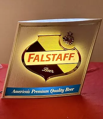 Vintage Falstaff Beer Sign Bar Pub Sign With Light • $135