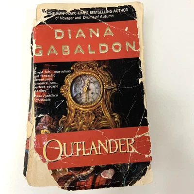 $14.99 • Buy Outlander By Diana Gabaldon Vintage1st Edition 1992 Dell Damaged Book Prop