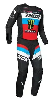 Thor Yamaha Monster Team Motocross Gear Set Jersey/Pants MX ATV Racing Set • $155