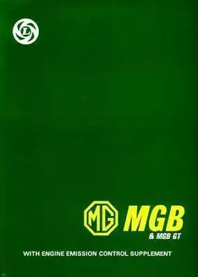 Mgb Shop Manual Service Repair Mg Book Official Factory Workshop 1962-1980 • $51.50