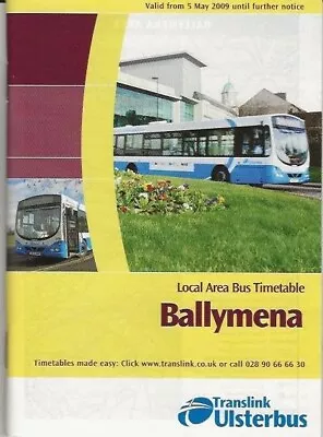 Ireland Ulster Ulsterbus Ballymena 2009 Wright Bros. Coleraine Ballycastle • £3.70