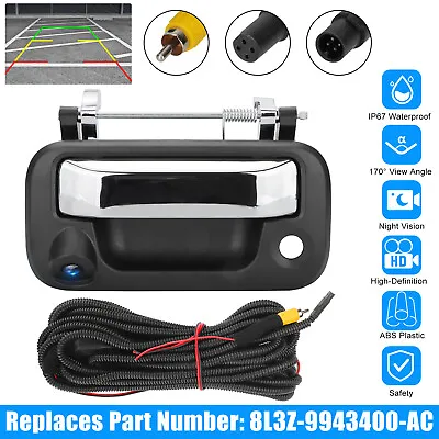 8L3Z-9943400-AC Rear View Backup Camera Tailgate Handle For 2004-2014 Ford F150 • $33.98