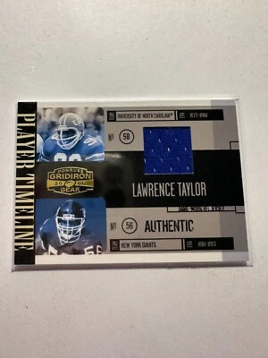 $15 • Buy K67,351 - 2006 Donruss Gridiron Gear Timeline Jerseys #18 Lawrence Taylor #/200