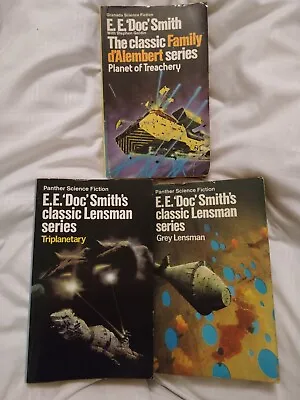 E.E. 'Doc' Smith Vintage Paperback Bundle: Family D'Alembert + Lensman Series • £7.99