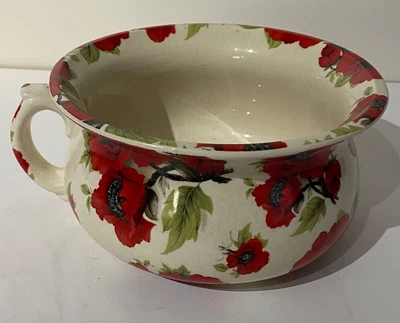 £15 • Buy Vintage Heron Cross Pottery Ceramic Chamber Pot Planter 