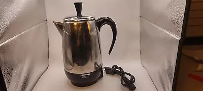 FARBERWARE Super Fast Automatic 8 Cup Coffee Percolator Model FCP280 Works Good  • $25