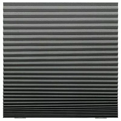 Ikea SCHOTTIS Block-Out Pleated Blind No Drilling Needed-100x190cm [Dark Grey] • £11.80