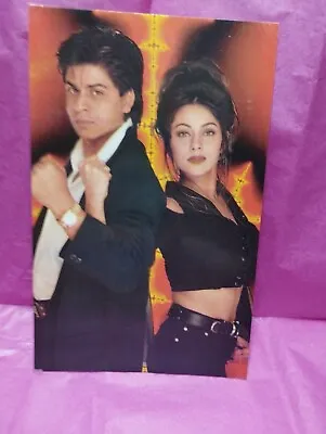 Bollywood Actors: Shahrukh Khan Gauri Rare Postcard Post Cards • $5