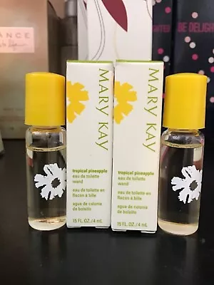 2X LOT Mary Kay TROPICAL PINEAPPLE EDT WAND  .17 Fl Oz Each BNIB/NWOB • $22.99