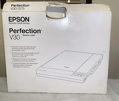 Epson Perfection V30 Color Flatbed Scanner Model J232A ~ New/Opened Box • $89.96