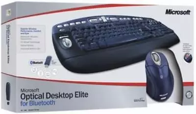 Microsoft Optical Elite Bluetooth Keyboard 1002 & IntelliMouse 1001 (M54-00013) • $299.99