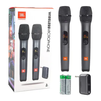 JBL JBLWIRELESSMICAM 2pcs Wireless Dynamic Microphones With Receiver&2 Batteries • $72.90