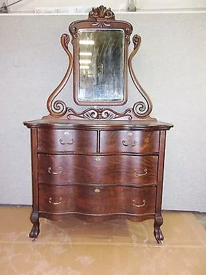 ANTIQUE OAK DRESSER ORGINAL FINISH CLAW FEET-SELLING OUT Make Offer • $695