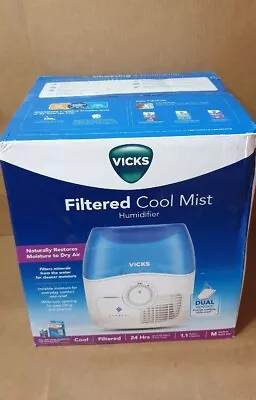 Vicks Filtered Cool Mist Humidifier 1.1gal Model VEV400V1 • $19.95