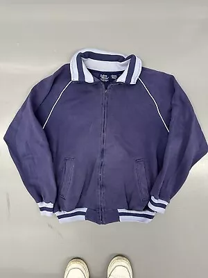 Vintage Athletic Jacket Men’s Medium Sun Faded Purple • $28