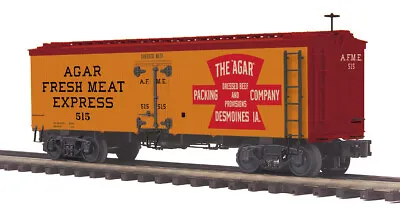 MTH   20-94486 O Scale Premier 36’ Woodsided Reefer Car Agar Packing Co • $119.66