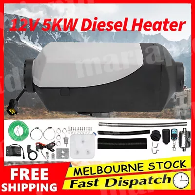 5KW Diesel Air Heater Tank Remote Control Thermostat Caravan RV Parking • $96.99