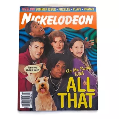 Nickelodeon Magazine On The Road With ALL THAT August 1999 Issue • $29