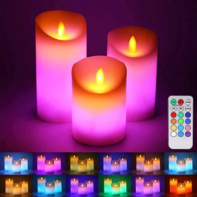£9.39 • Buy LED Candle Lights Flameless Flickering Battery Operated Wedding Xmas Party Decor
