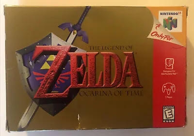 Legend Of Zelda: Ocarina Of Time (Nintendo 64 1998) Box Manual Complete CIB N64 • $149.95