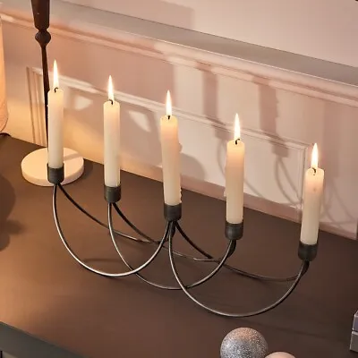 Contemporary Taper Candle Holder Dining Table Candelabra Centrepiece Decoration • £27.99