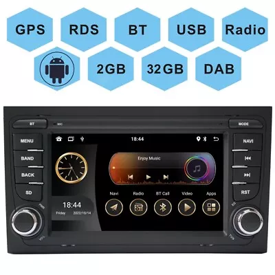 For Audi A4 S4 RS4 B6 B7 RNS-E SEAT EXEO Car Stereo Radio SWC SatNav WIFI 32GB • £187.96