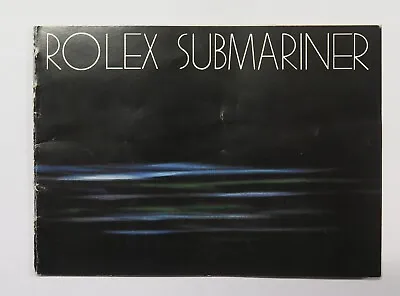 .Vintage 1981 Rolex Submariner German Booklet 16808 16800 5513 1665 16660 • $384.62