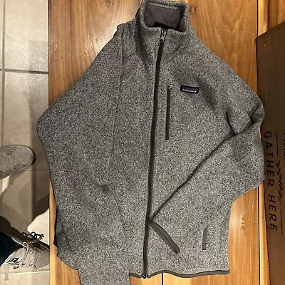 Patagonia Men's Better Sweater Full Zip Fleece Jacket Stonewash Gray  Small • $70