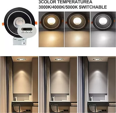 LED Downlight And Gimbal LED Recessed Lighting 6 Inch 140lm/w (high Ef • $69.99