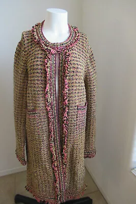 Nw Auth Missoni Coat Women In Amaranth Mult-color S 42  Ret$1195 W/tag Bargain   • $589