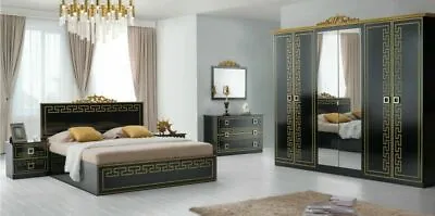 £899 • Buy Beautiful Italian Bedroom Set With 6 Door Wardrobe (FOR THE PRICE OF FOUR)