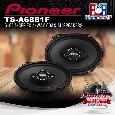 Pioneer TS-A6881F 6×8” A-Series 4-Way Coaxial Speakers • $124.01