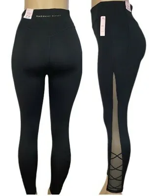 Victorias Secret Studio Ultra High Rise Yoga Sport Gym Leggings Black • $44.99