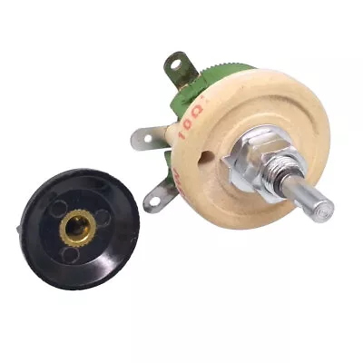 25W 10 OHM High Power Wirewound Potentiometer Rheostat Variable Resistor NEW ^ • $15.49